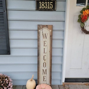 Metal Address Plaque THE GATEWOOD Plaque. Display Your Address and ...