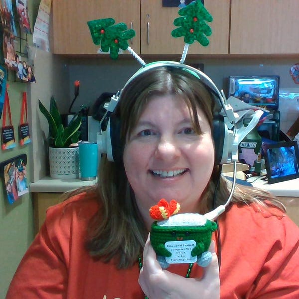 Emotional Support Crochet Coffee Beans - Positive Potatoes