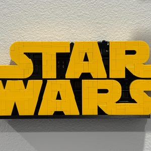 Wall Mount for Brick-built Star Wars™ Logo (75407) - Etsy