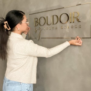 Business Table Sign, Acrylic Table Sign, Small Business Sign, Custom ...