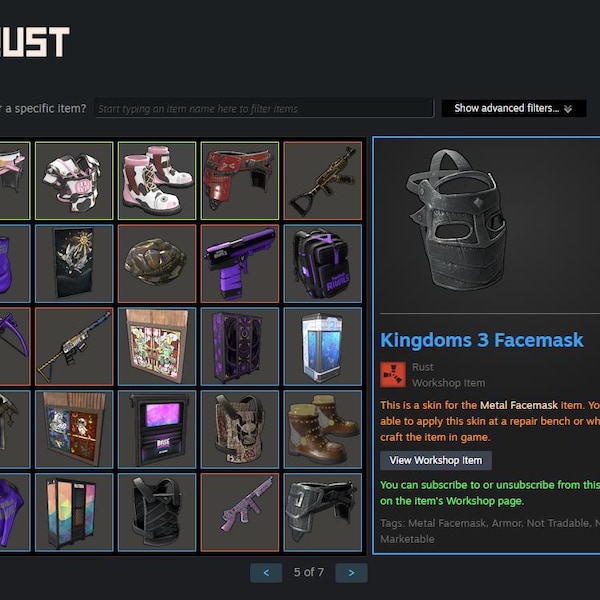 RUST (33 Skins) - All Rounds (48+49+50+51+52) - (5 in 1) - TWITCH DROPS ...