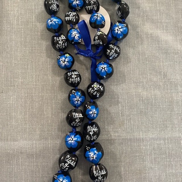Hawaiian Store Kukui Nut Lei Necklace (choose Color