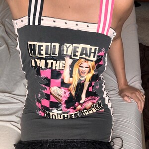 Abbey Dawn SCHOOL PUNK LOVE Tシャツ M 新品未使用 Avril Lavigne Hell Yeah I'm the Mother F***in Princess Washed
