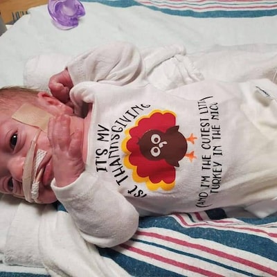 Preemie Thanksgiving Outfit
 Preemie Thanksgiving Outfit First Thanksgiving Etsy