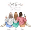 4 Friends Print Best Friend Print Personalized Best Friend - Etsy Canada