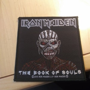 Iron Maiden the Book of Souls Patch Album Art Heavy Metal Woven