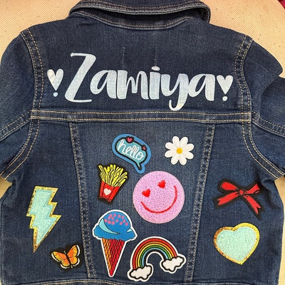 Personalized Baby Toddler Children Denim Jacket - Etsy