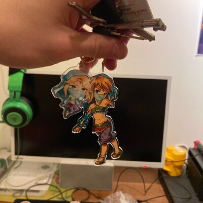 Inkling, Pearl and Marina Splatoon 2 Acrylic Keychain Charm - Etsy