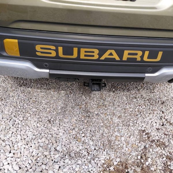 Subaru Back Lettering Rear Bumper Letter Inserts Compatible With 2026 Subaru Outback 1/16 ...