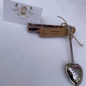 Bridal Shower Tea Party Favors, Personalized Favors, Bridal Tea Party ...