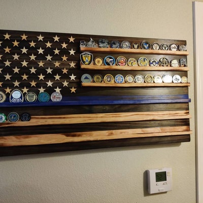 Rustic American Flag Gun Rack. Compound Bow Rack With Military - Etsy