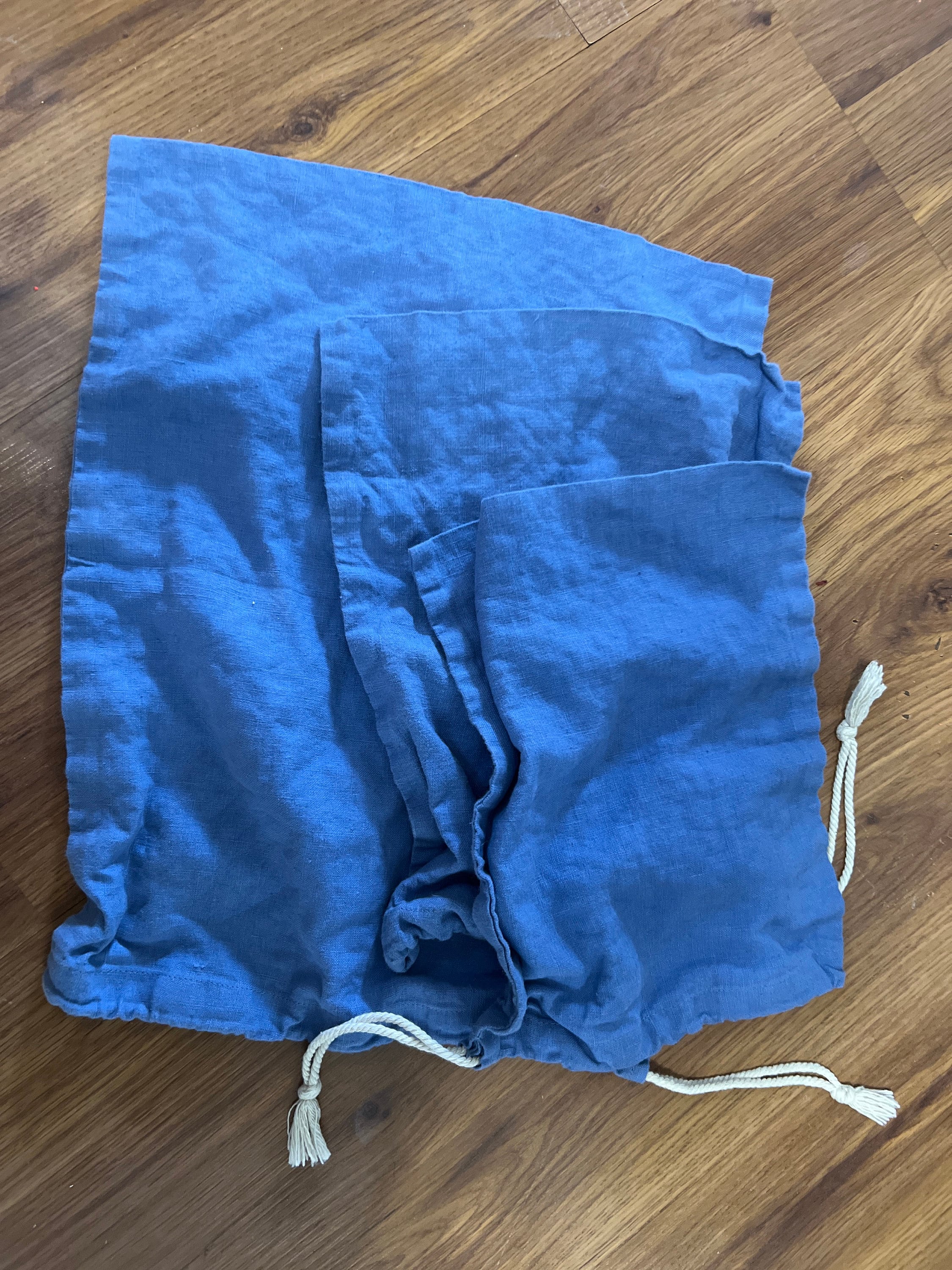Linen Bread Bag, Bread Bag for Homemade Sourdough Bread, Reusable Produce Bag, Food Storage, Made in USA, Bread Baker Gift