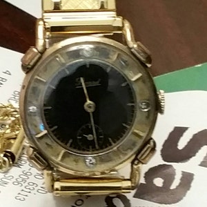 WALTHAM Quartz Men's Wristwatch Black Dial Good Working - Etsy