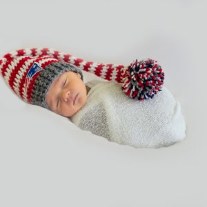 Stocking Hat Christmas Gift Baby Kids Adult Crochet