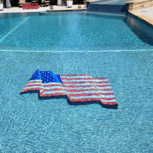 Custom Pool Mat: Removable Underwater Monogram, Logo Decoration - Etsy