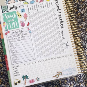 Monthly Mood Tracker - Etsy