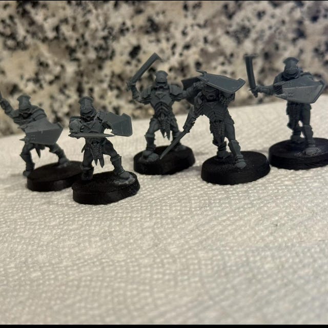 Great Orc Swordsmen | Dandelion in Middle Earth | RESIN | Fantasy