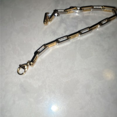 Luxe Link Two-Tone Chain Bracelet