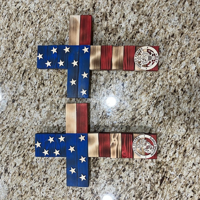 US Army Military Wood Laser Cut Eagle Logo Insignia Emblem