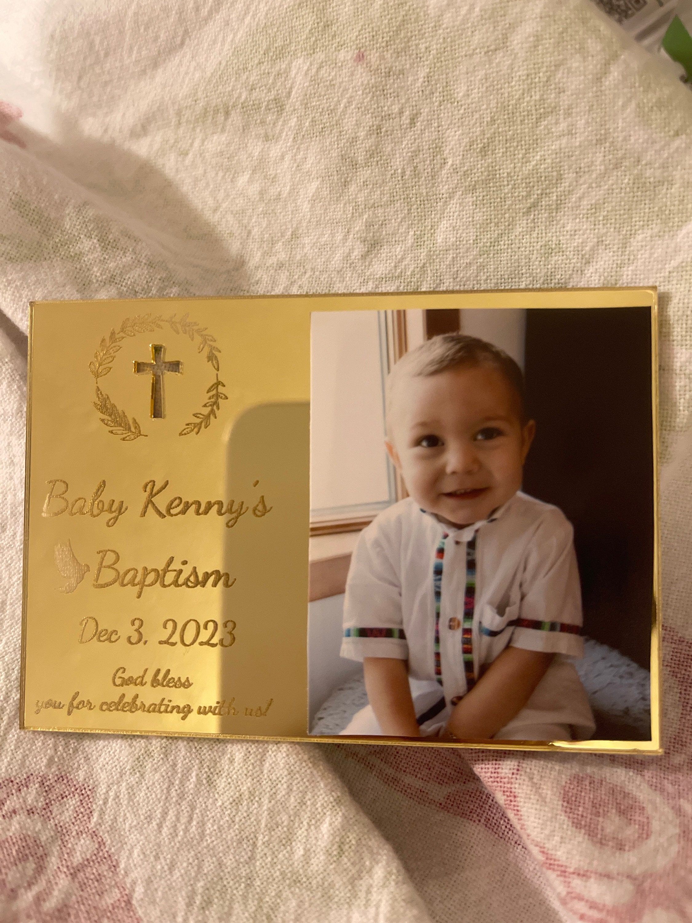 Baptism Photo Magnet Favors, Christening Favors, Mi Bautizo, Baptism Favors Girl, Baptism Photo Frame