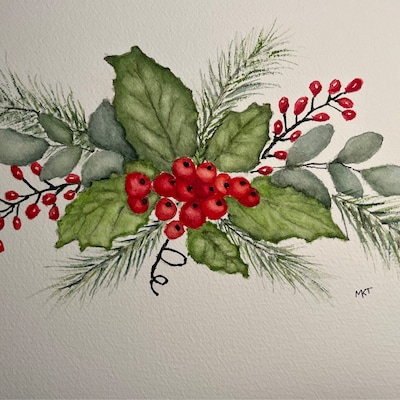 Christmas Card 4x6 AND 5x7 Drawing Outline DIY Digital PDF Download ...
