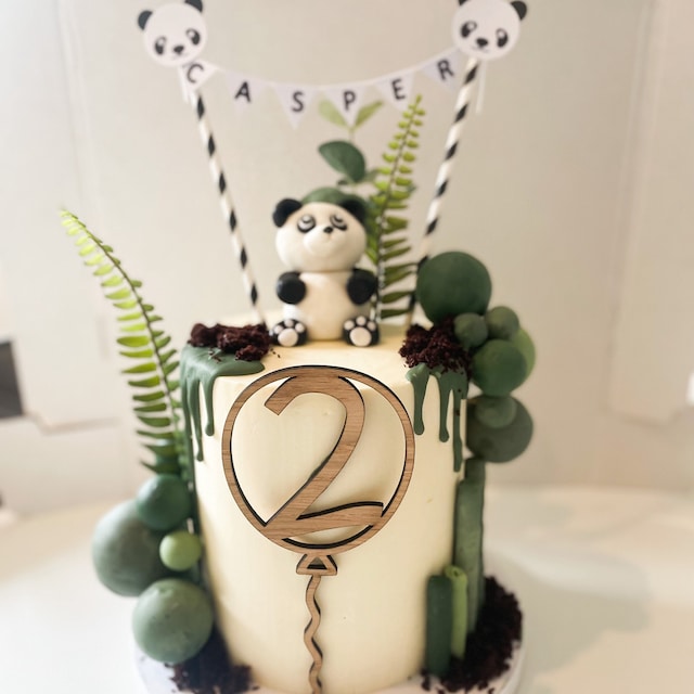 Handmade Rustic Wood Cake Topper For 2nd Birthday - TWO Sign With Wild Flowers, Photo Prop