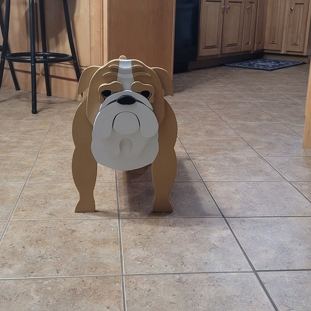 Pattern, Wooden Planter, English Bulldog, Laser Cut, Digital File, Wooden Animal Planter, SVG, PDF, DXF - Etsy Pattern, Wooden Planter, English Bulldog, Laser Cut, Digital File, Wooden Animal Planter, SVG, PDF, DXF - Etsy