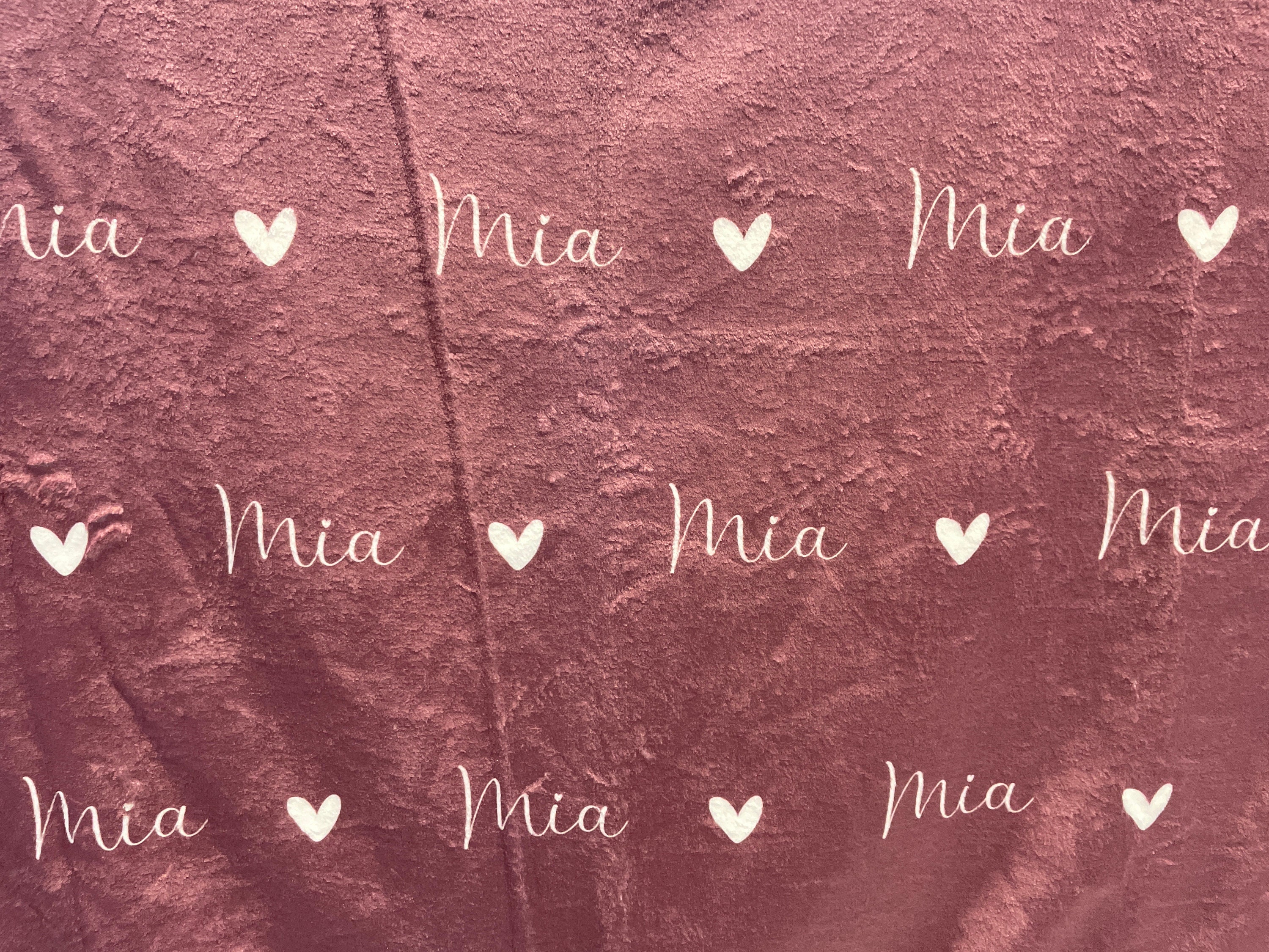 Plush Minky Blanket Set with Hat/Bow, Personalized Name Blanket with Hat, Personalized Jersey Hat, Customized Name Bow