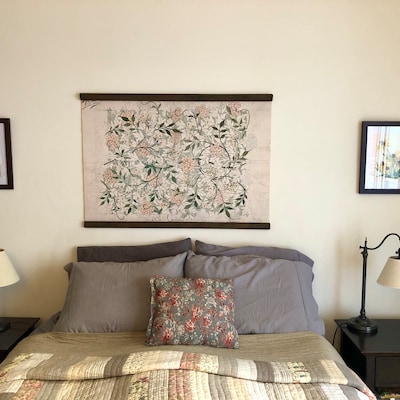 Extra Large Vintage Art Large Bedroom Wall Decor Large Vintage Wall ...