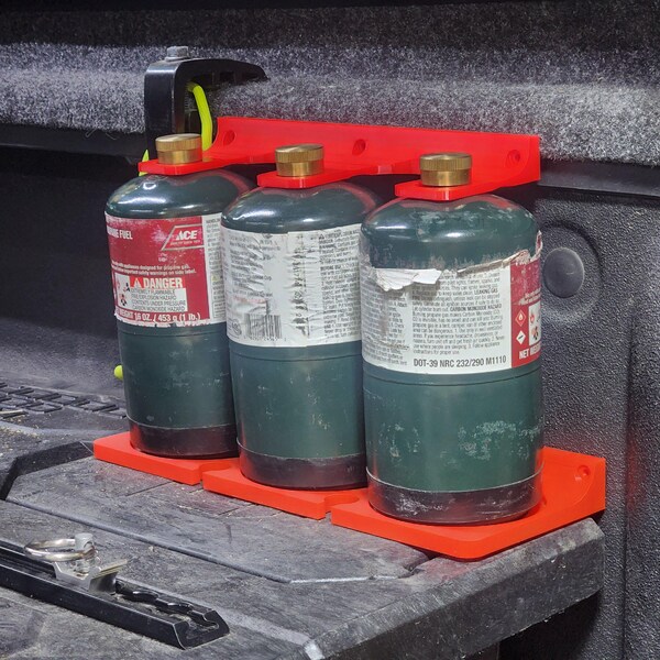 Wall Mounted 1lb Propane Bottle Rack – RV & Garage Organizer - Etsy New ...