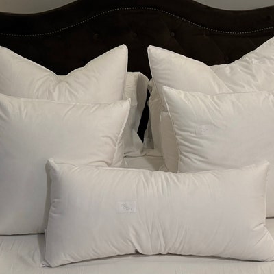 14x30 Synthetic Down Pillow Form Insert for Craft and Pillow Sham ...