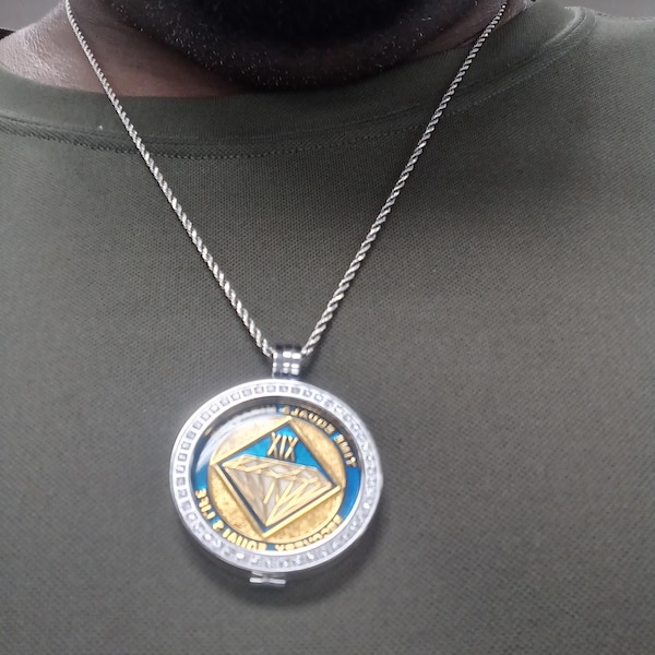 AA Sobriety Month Bronze Coin Token | Alcoholics Anonymous | Birthday ...