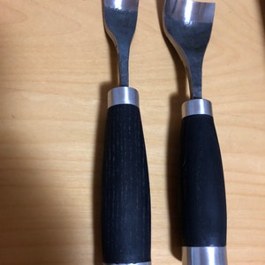 Hand Forged Spoon Knife Long Spoon Carving Knife Kuksa - Etsy