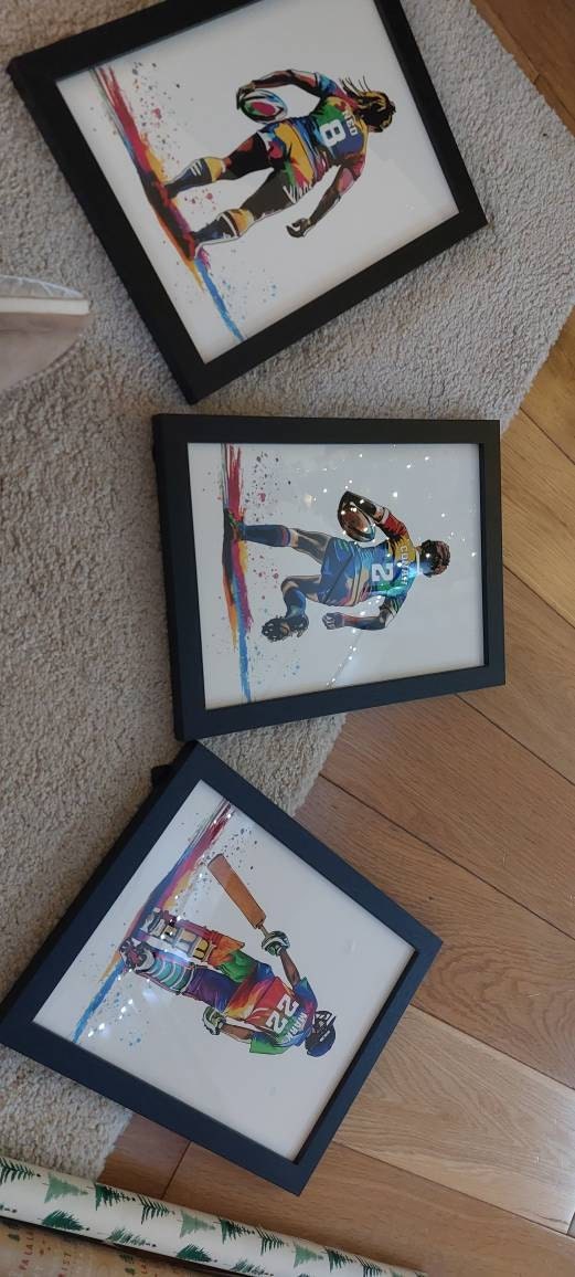 Personalised Cricket Player | Cricket Gifts for Boys | Boy Cricket Poster | Cricket Wall Art | Personalised Cricket Player Gift