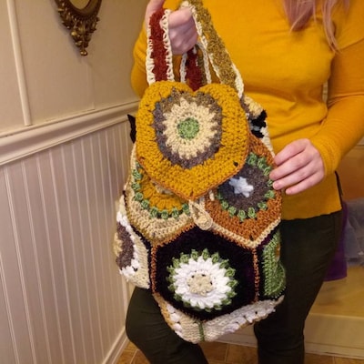 Crochet Pattern wanderlust Bag Crochet Backpack Granny - Etsy