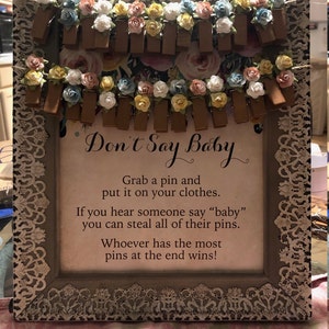 Woodland Baby Shower Diaper Candy Bar Game Printable Guess The | Etsy