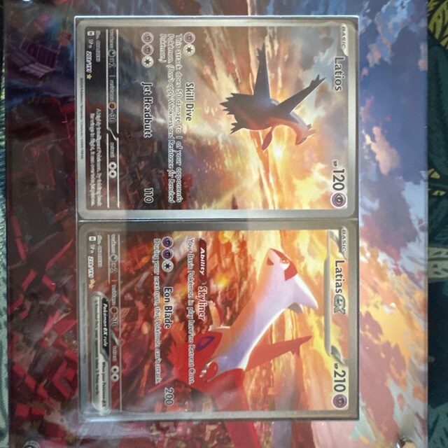 ラティアスとラティオス SAR カスタムポケモンカード