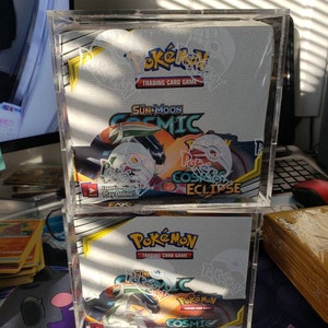 Pokemon Acrylic Booster Box Display Case Box, Framing/display Quality Grade  - Etsy