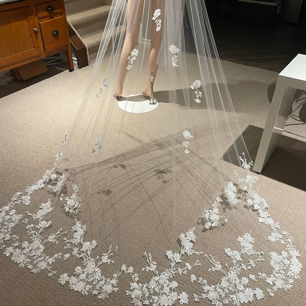 Cat Eye Corset Ball Gown Wedding Dress With Cathedral Train, Dramatic ...