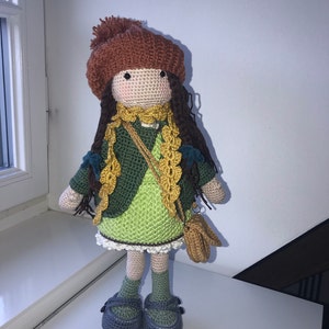 Crochet Pattern for Doll JULIE Pdf deutsch English | Etsy