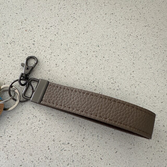 Genuine Leather Wristlet Keyring / Key Fob / Keychain Wrist Genuine Leather Wristlet Keyring / Key Fob / Keychain Wrist
