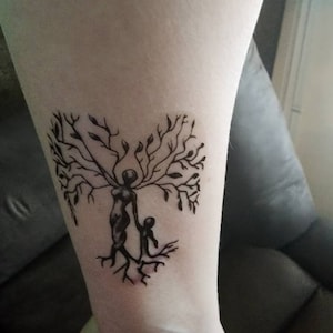 Mother daughter hotsell tree tattoo