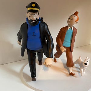 Coffret Scène Tintin, Milou Et Haddock Avec Dromadaires - Pixi - 2005
