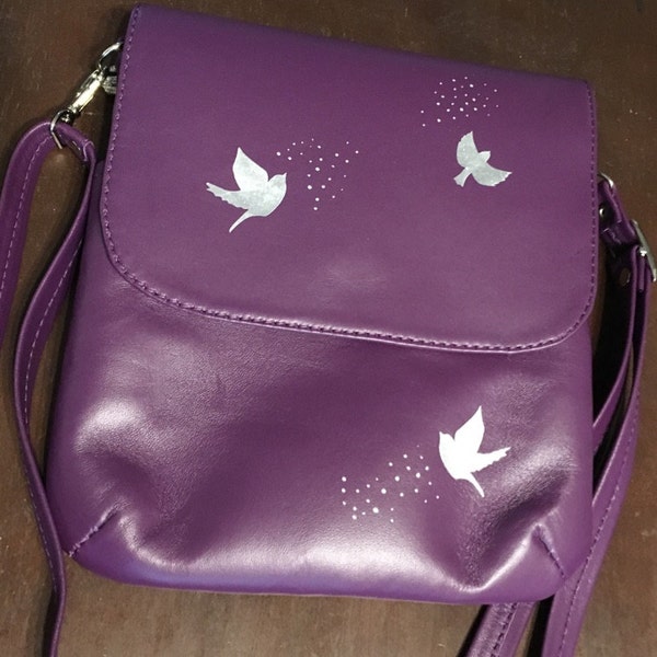 Rose Shoulder Bag in Wine main image 1