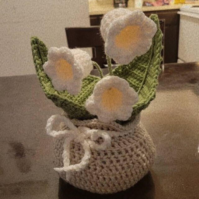 18+ Flower Pot Crochet Pattern