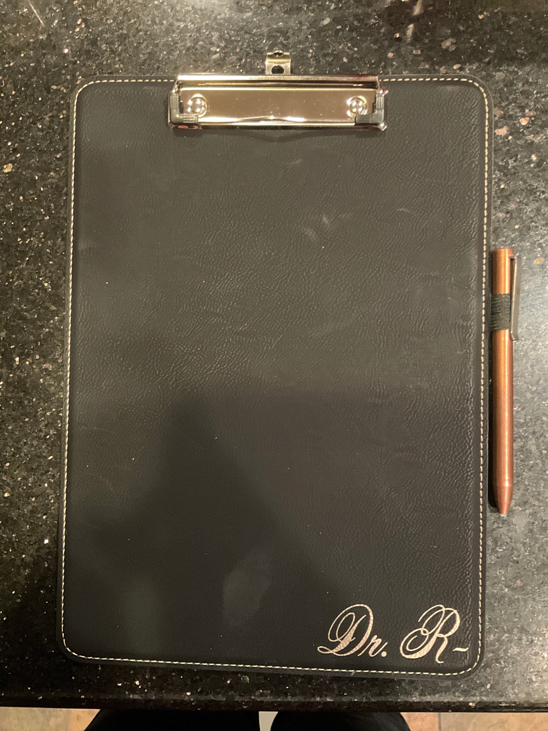 Personalized Leather Clipboard, Custom Monogrammed Clipboard, Nurse Gifts, Doctor Gifts, Teacher