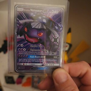 Shadow Venusaur GX Black Metal Pokemon Card - Etsy