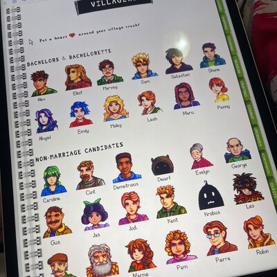 Stardew Valley Planner Guide and Checklist Includes Update - Etsy