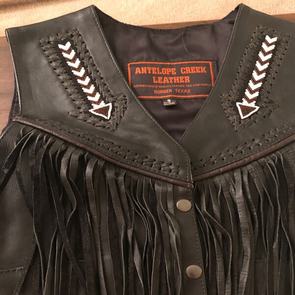 Black Zip Up Vest