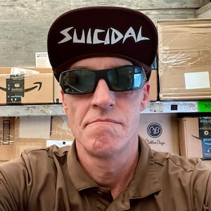 Official Suicidal Tendencies Suicidal Skates OG Flip-Up Trucker Hat + Free Sticker